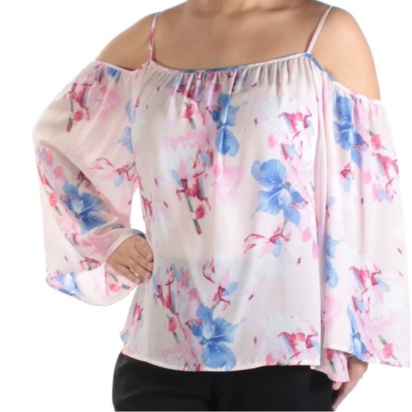 Vince Camuto Tops - Vince Camino - sz Small -Floral Off-Shoulder Blouse